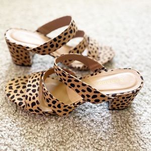 Bamboo Cheetah Mules 8